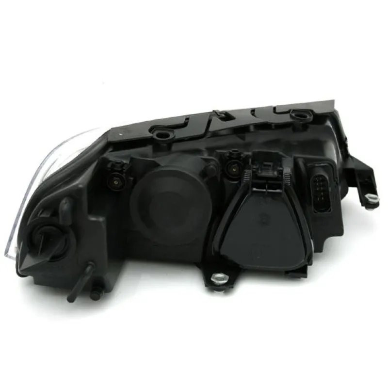 Φανάρια εμπρός Vw Passat B5.5 (2001-2005) angel eyes - chrome , με λάμπες (Η1) - σετ 2τμχ.