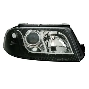 Φανάρια εμπρός Vw Passat B5.5 (2001-2005) led - μαύρα , χωρίς λάμπες (Η7) - σετ 2τμχ.