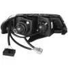 Φανάρια εμπρός Vw Passat B5.5 (2001-2005) led dayline - μαύρα , με λάμπες (Η1) - σετ 2τμχ.