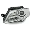 Φανάρια εμπρός Vw Passat 3C (2005-2010) led - chrome , με λάμπες (Η1) - σετ 2τμχ.