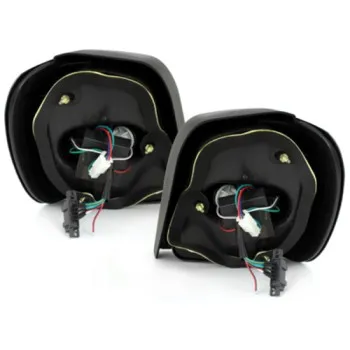 Πίσω φανάρια led Vw Polo 6N (1994-1999) - μαύρα - σετ 2τμχ.