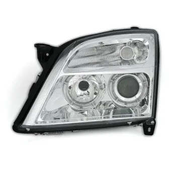 Φανάρια εμπρός Opel Vectra C (2002-2005) angel eyes - chrome , χωρίς λάμπες (Η7) - σετ 2τμχ.