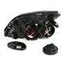 Φανάρια εμπρός Opel Vectra C (2002-2005) angel eyes - chrome , χωρίς λάμπες (Η7) - σετ 2τμχ.