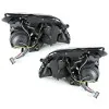 Φανάρια εμπρός Opel Vectra C (2002-2005) led - μαύρα , με λάμπες (Η1) - σετ 2τμχ.