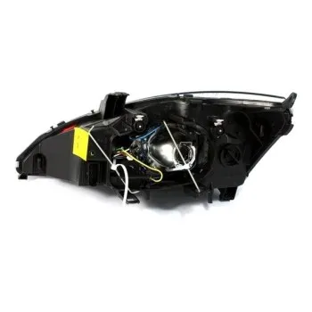 Φανάρια εμπρός Ford Focus (1998-2001) angel eyes - μαύρα , χωρίς λάμπες (Η7) - σετ 2τμχ.