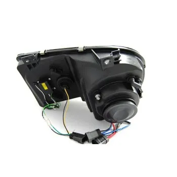 Φανάρια εμπρός Chrysler 300C (2004-2008) με led - μαύρα , με λάμπες (Η1) - σετ 2τμχ.