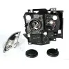 Φανάρια εμπρός Vw Transporter T4 (1997-2003) angel eyes, χωρίς λάμπες (Η7) - σετ 2τμχ.