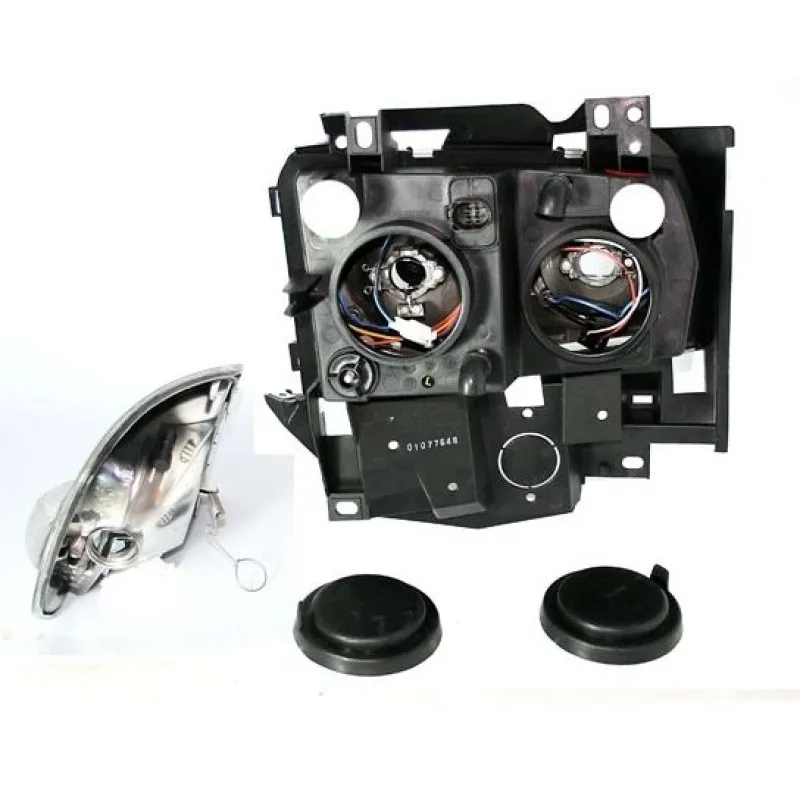 Φανάρια εμπρός Vw Transporter T4 (1997-2003) angel eyes, χωρίς λάμπες (Η7) - σετ 2τμχ.