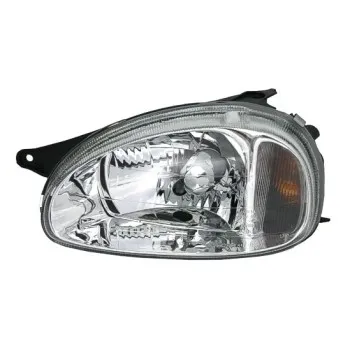 Φανάρια εμπρός Opel Corsa B (1993-2001) - chrome , χωρίς λάμπες (Η7) - σετ 2τμχ.