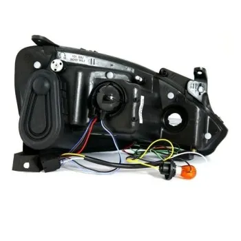 Φανάρια εμπρός Opel Corsa C (2001-2006) led - chrome , με λάμπες (Η1) - σετ 2τμχ.