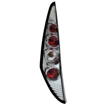 Πίσω φανάρια Fiat Punto 3D (2000-2003) - chrome - σετ 2τμχ.