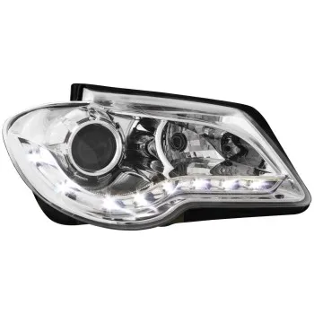 Φανάρια εμπρός Vw Touran (2006-2010) led , χωρίς λάμπες (Η7) - σετ 2τμχ.