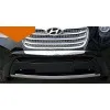 Bull - bar Hyundai Santa Fe (2010-2012) - μαύρα - σετ εμπρός και πίσω