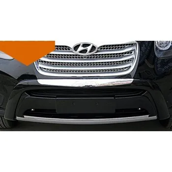 Bull - bar Hyundai Santa Fe (2010-2012) - μαύρα - σετ εμπρός και πίσω