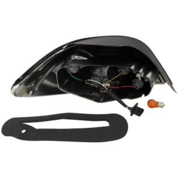 Πίσω φανάρια Peugeot 307 (2001-2007) 3/5 πορτο - μαύρα - σετ 2τμχ.