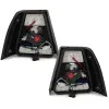Πίσω φανάρια led Vw Bora sedan - μαύρα - σετ 2τμχ.