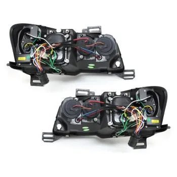 Φανάρια εμπρός Fiat Stilo 3 πορτο (2001-2008) led - chrome , με λάμπες (Η1) - σετ 2τμχ. Φανάρια εμπρός Fiat Stilo 3 πορτο (2001-2008) led - chrome , με λάμπες (Η1) - σετ 2τμχ.