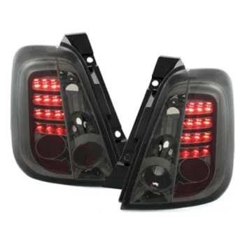 Πίσω φανάρια led Fiat 500 (2007-2015) - φιμέ - σετ 2τμχ.