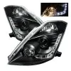 Φανάρια εμπρός Nissan 350Z (2003-2005) led , με λάμπες (Η1) - σετ 2τμχ.