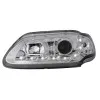 Φανάρια εμπρός Renault Megane (1996-1999) led - chrome , με λάμπες (Η1) - σετ 2τμχ.