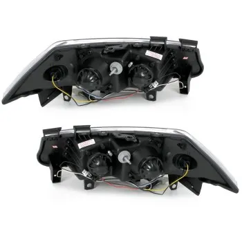 Φανάρια εμπρός Renault Megane (2002-2005) led , με λάμπες (Η1) - σετ 2τμχ.