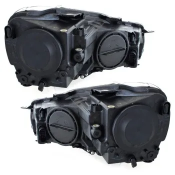 Φανάρια εμπρός Vw Golf 6 led angel eyes , χωρίς λάμπες (Η7) - σετ 2τμχ.