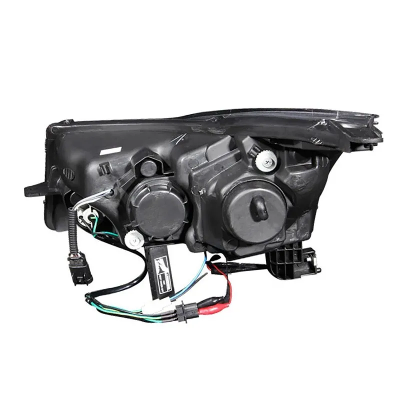 Φανάρια εμπρός Chevrolet Cruze (2009-2012) led lightbar design - μαύρα , με λάμπες (Η1) - σετ 2τμχ.