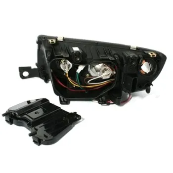 Φανάρια εμπρός Skoda Fabia (1999-2007) angel eyes, χωρίς λάμπες (Η7) - σετ 2τμχ.
