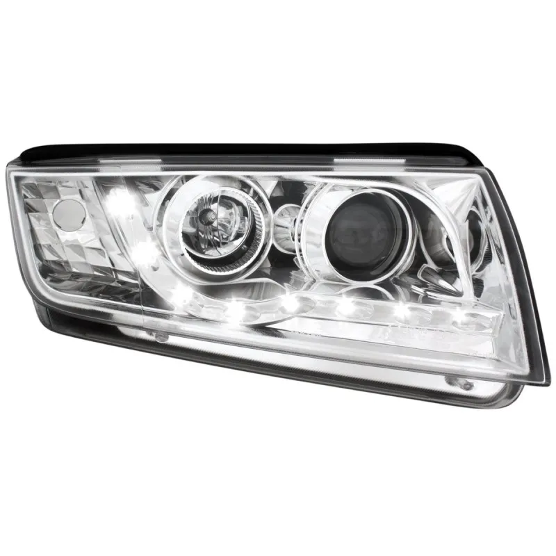 Φανάρια εμπρός Skoda Fabia (1999-2007) led , με λάμπες (Η1) - σετ 2τμχ.