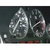 Δαχτυλίδια καντράν BMW E39 / E38 / X5 E53 (1999-2007) - ματ / ασημένια