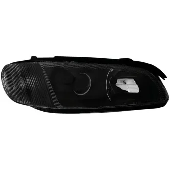 Φανάρια εμπρός Opel Omega B (1994-1999) - μαύρα , με λάμπες (Η1) - σετ 2τμχ.