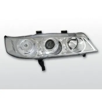 Φανάρια εμπρός Honda Accord (1994-1997) USA angel eyes, με λάμπες (Η1) - σετ 2τμχ.