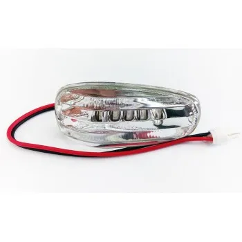 Led φλας Mercedes W140 / W202 / W210 / W208 / Vito / Sprinter - χρωμίου - σετ 2τμχ.