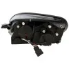 Φανάρια εμπρός Mercedes R170 SLK (1996-2004) angel eyes, μαύρα , με λάμπες (Η1) - σετ 2τμχ.