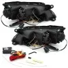 Φανάρια εμπρός Vw Tiguan (2007-2011) led , chrome , με λάμπες (Η1) - σετ 2τμχ.