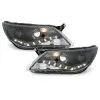 Φανάρια εμπρός Vw Tiguan (2007-2011) led , black , με λάμπες (Η1) - σετ 2τμχ.