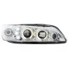 Φανάρια εμπρός Peugeot 306 (1997-2000) angel eyes, με λάμπες (Η1) - σετ 2τμχ.