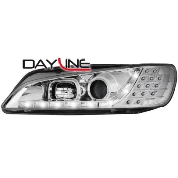 Φανάρια εμπρός Peugeot 306 (1997-2000) led , με λάμπες (Η1) - σετ 2τμχ.