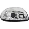 Φανάρια εμπρός Renault Clio 2 (1998-2000) led - chrome , με λάμπες (Η1) - σετ 2τμχ.