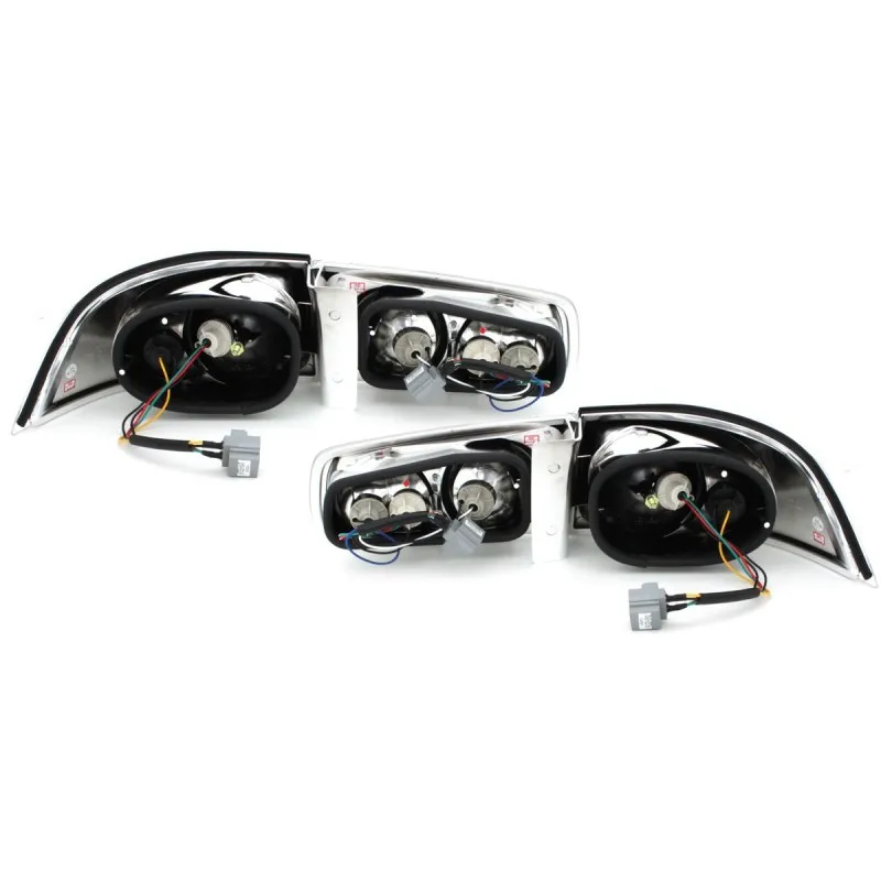 Πίσω φανάρια Renault Laguna (2001-2005) - chrome - σετ 2τμχ.