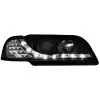Φανάρια εμπρός Volvo S /V40 (1997-2000) led - black , με λάμπες (Η1) - σετ 2τμχ.