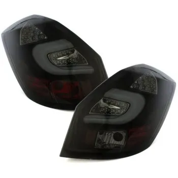 Πίσω φανάρια led Skoda Fabia ΙΙ 5 πορτο ( 2007-2014) - φιμέ - σετ 2τμχ.