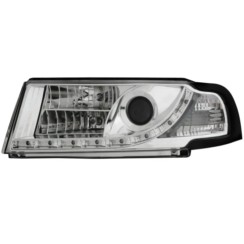 Φανάρια εμπρός Skoda Octavia (2000-2004) led , με λάμπες (Η1) - σετ 2τμχ.