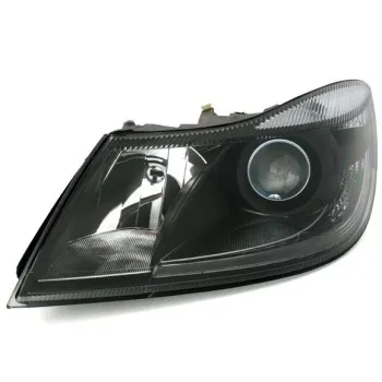 Φανάρια εμπρός Skoda Octavia (2008-2012) led black , με λάμπες (Η1) - σετ 2τμχ.