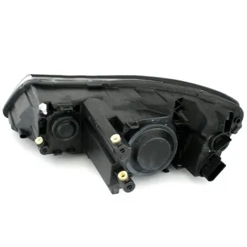 Φανάρια εμπρός Skoda Octavia (2008-2012) led black , με λάμπες (Η1) - σετ 2τμχ.
