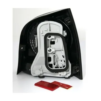 Πίσω φανάρια Vw Polo 9N+ 9N3 (2001-2009) - μαύρα - σετ 2τμχ.