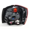 Πίσω φανάρια Vw Polo 6R (2009-2014) - κόκκινα με φιμέ φλας - σετ 2τμχ.