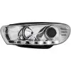 Φανάρια εμπρός Vw Scirocco (2008-2014) led , με λάμπες (Η1) - σετ 2τμχ.