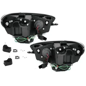 Φανάρια εμπρός Vw Scirocco (2008-2014) led , με λάμπες (Η1) - σετ 2τμχ.