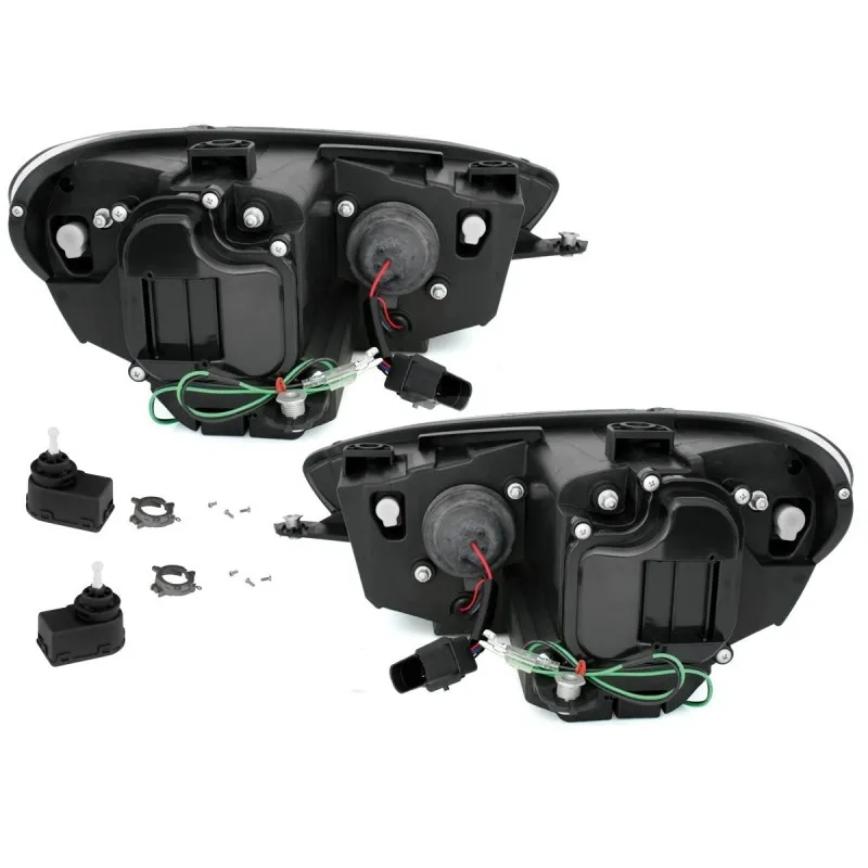 Φανάρια εμπρός Vw Scirocco (2008-2014) led , με λάμπες (Η1) - σετ 2τμχ.